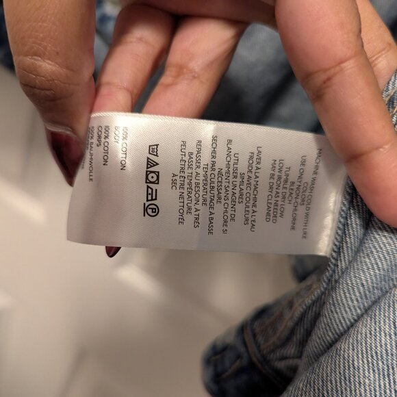 We The Free Opal Swing Denim Trucker Jacket - Picture 13 of 14